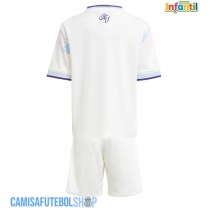 Camisa de time de futebol Aston Villa Replicas 3º Equipamento Infantil 2025-26 Manga Curta (+ Calças curtas)
